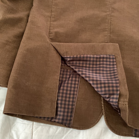 Men’s Deep Cognac Corduroy Sport Coat - Picture 7 of 11